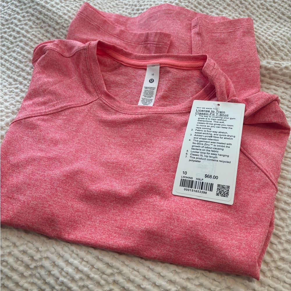 Lululemon license to train classic fit size 10